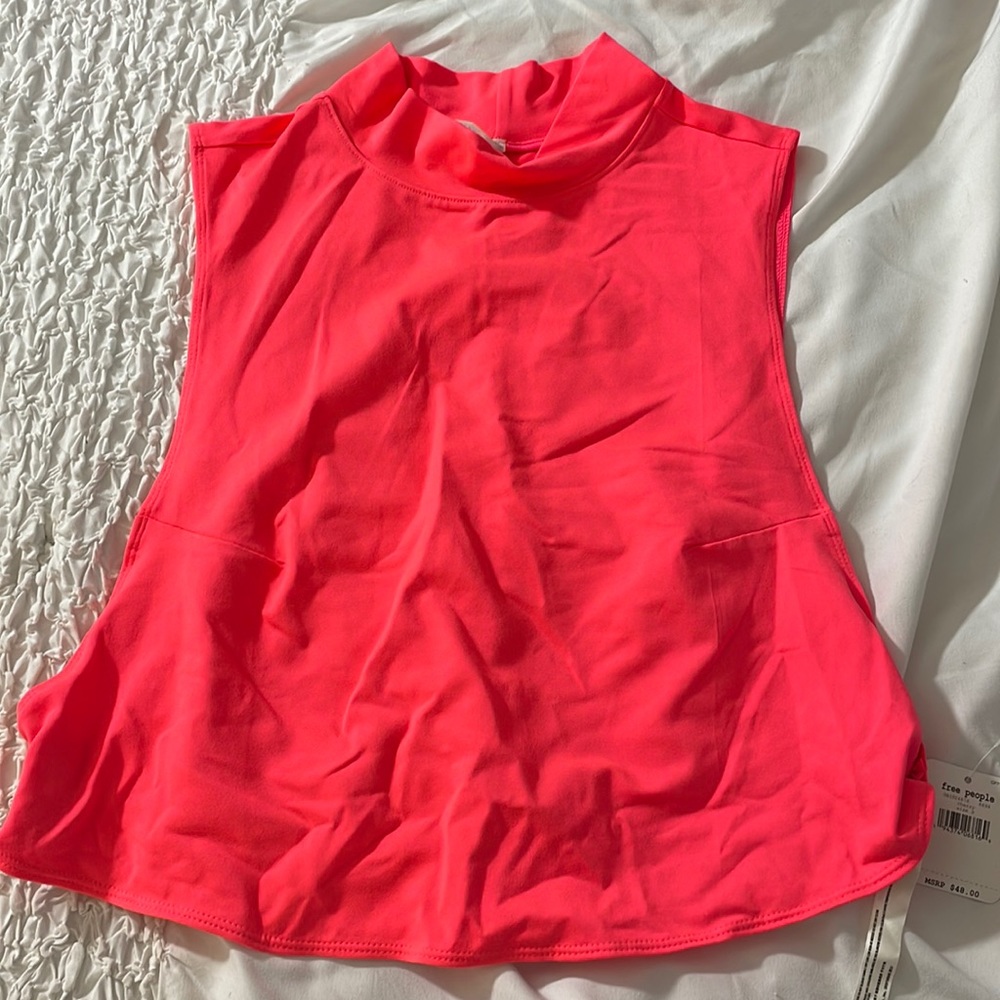 Free People Neon Cropped Tank